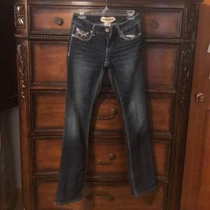 Hydraulic Dark Wash Slim Boot Cut Jeans Size 6